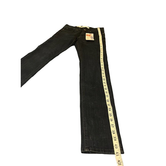 Signature Levi's Stacked Skinny Jeans Mens 29x30 Stretch Mid Rise Blue Dark Wash - Picture 11 of 11